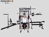 可供10人同時鍛煉，豪華十站綜合訓練器PSM-170