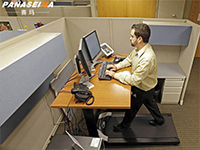 久坐不動等于慢性自殺，美國流行電動跑步機辦公桌