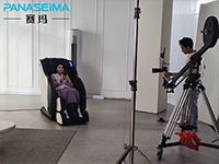 備戰(zhàn)展會，賽瑪按摩椅拍攝日